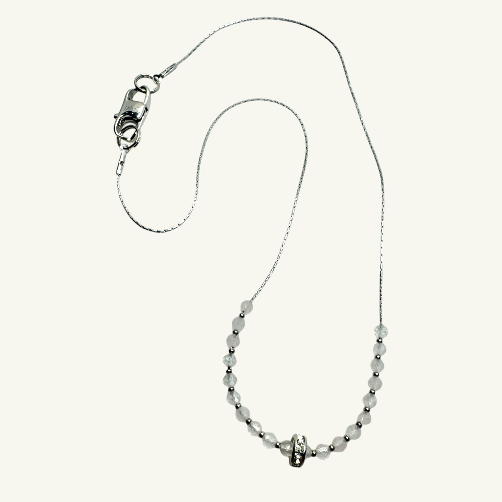 Choker quarzo ialino Sharifa Crystals